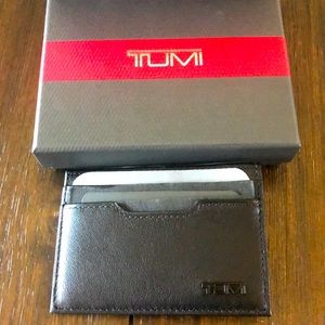 Tumi money clip wallet